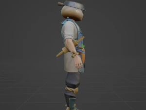 Bao Bro Beef - Fortnite 3D Model