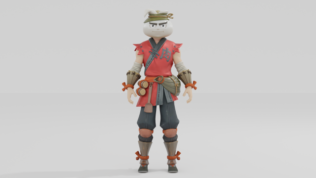 Bao Bro Pork- Fortnite 3D 模型 .c4d .max .obj .3ds .fbx .stl .blend 