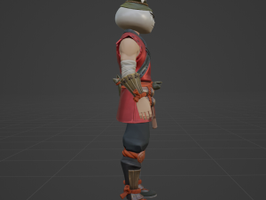 Bao Bro Pork- Fortnite 3D 模型