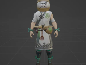 Bao Bro Veggie- Fortnite 3D Model
