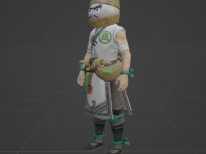 Bao Bro Veggie- Fortnite 3D Model