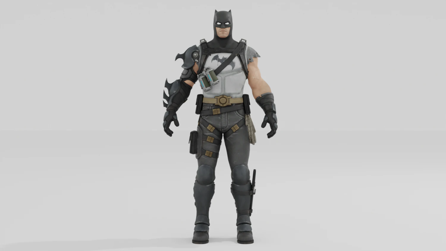Batman Zero 3D Model .c4d .max .obj .3ds .fbx .stl .blend