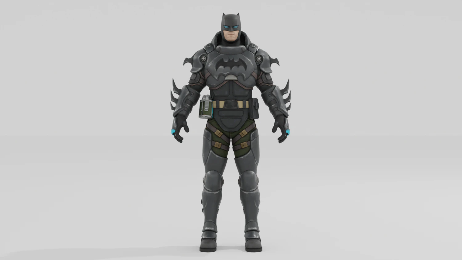 Batman Zero Armored 3D Model .c4d .max .obj .3ds .fbx .stl .blend 