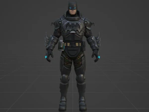 Batman Zero Armored 3D Model