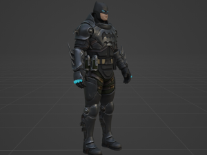 Batman Zero Armored 3D Model