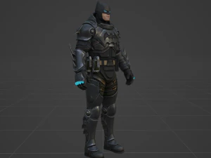 Batman Zero Armored 3D Model