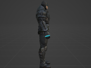 Batman Zero Armored 3D Model