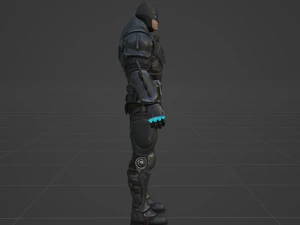 Batman Zero Armored 3D Model