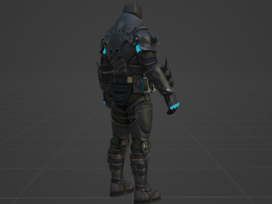Batman Zero Armored 3D Model
