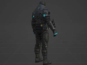 Batman Zero Armored 3D Model