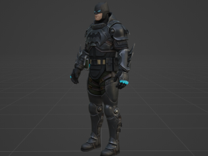 Batman Zero Armored 3D Model