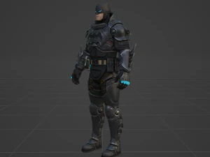 Batman Zero Armored 3D Model