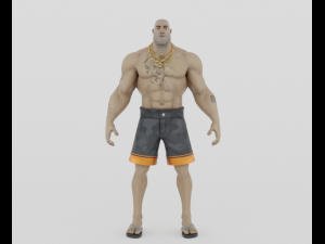 Beach Brutus - Fortnite 3D Model