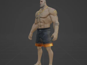 Beach Brutus - Fortnite 3D Model