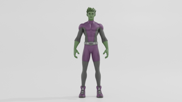 Beast Boy - Fortnite Modèle 3D .c4d .max .obj .3ds .fbx .stl .blend 