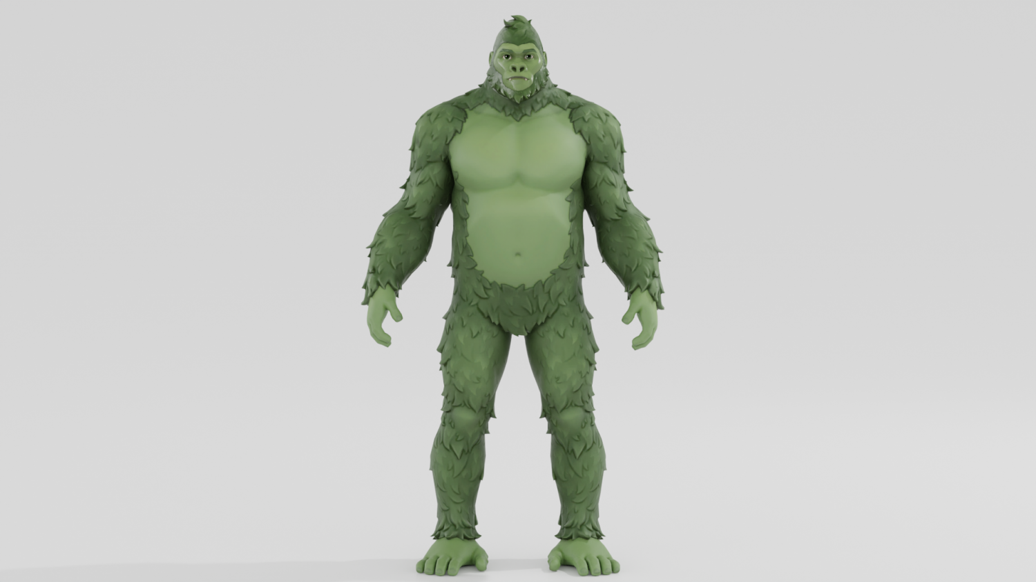 3d gorilla shelves model