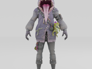 Big Mouth - Fortnite Modèle 3D