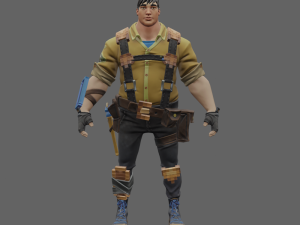 Bob - Fortnite Hero Modelo 3D