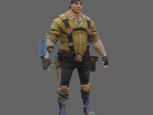 Bob - Fortnite Hero Modelo 3D