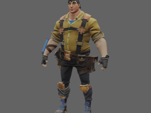 Bob - Fortnite Hero Modelo 3D