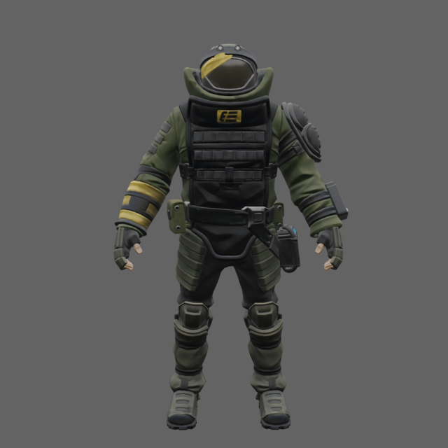 Bomb Squad - Fortnite Modelo 3D In Homem 3DExport