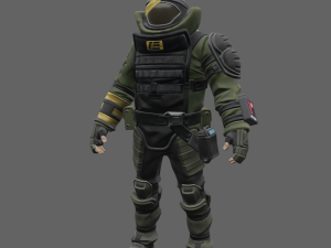 Bomb Squad - Fortnite 3D Модель