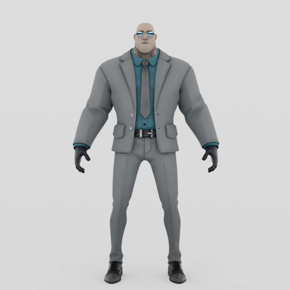 Brutus &ndash; Fortnite 3D Modell .c4d .max .obj .3ds .fbx .stl .blend 