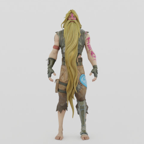 Bunker Jonesy - Fortnite Modello 3D .c4d .max .obj .3ds .fbx .stl .blend 