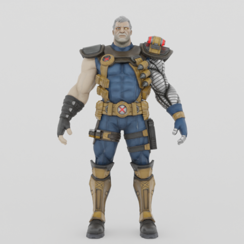 Cable - Fortnite 3D 模型 .c4d .max .obj .3ds .fbx .stl .blend 