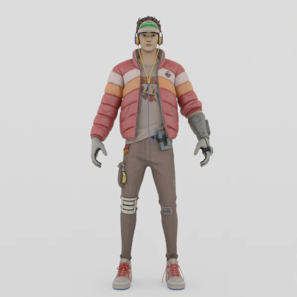 Cade - Fortnite 3D Model .c4d .max .obj .3ds .fbx .stl .blend 