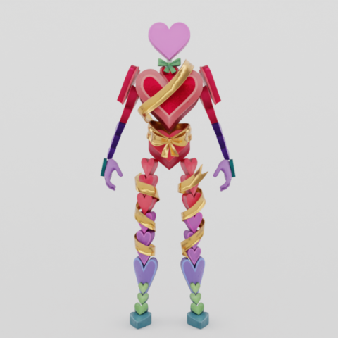 Candyman - Fortnite 3D 模型 .c4d .max .obj .3ds .fbx .stl .blend 