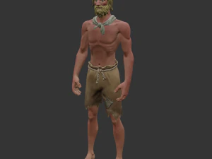 Castaway Jonesy - Fortnite 3D Model