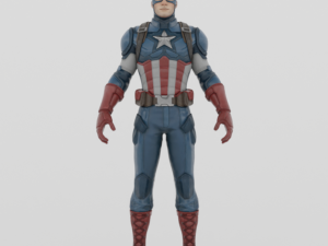 Captain America - Fortnite Modèle 3D