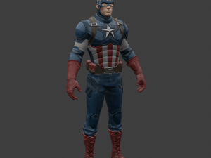 Captain America - Fortnite Modelo 3D
