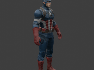 Captain America - Fortnite Modelo 3D