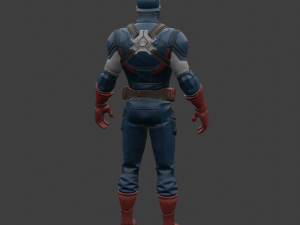 Captain America - Fortnite Modelo 3D