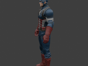 Captain America - Fortnite Modelo 3D