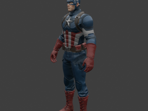 Captain America - Fortnite Modelo 3D