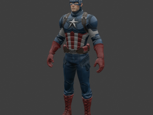 Captain America - Fortnite Modelo 3D