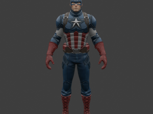 Captain America - Fortnite Modelo 3D