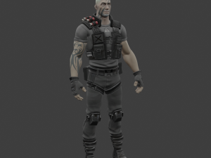 Centurion Dark - Fortnite Model 3D