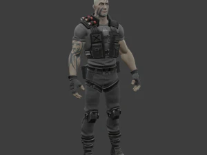 सेंचुरियन डार्क - फ़ोर्टनाइट 3D मॉडल