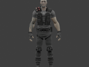 Centurion Dark - Fortnite Model 3D