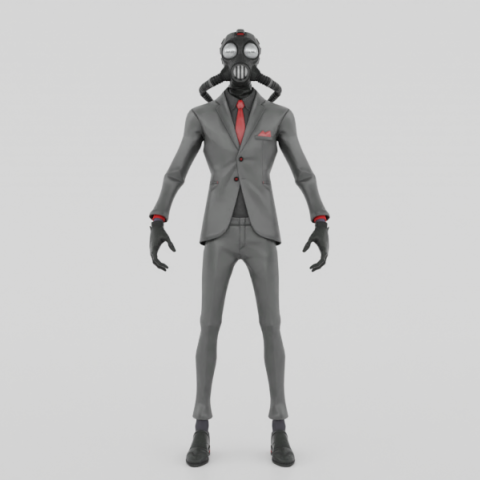 Chaos Agent - Fortnite Modèle 3D .c4d .max .obj .3ds .fbx .stl .blend 
