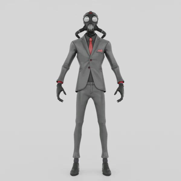 Agente del caos - Fortnite Modello 3D .c4d .max .obj .3ds .fbx .stl .blend 