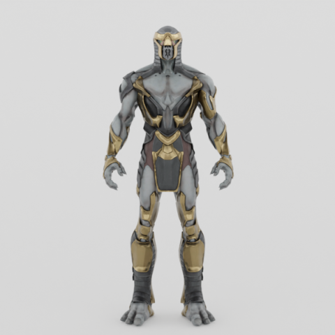 Chitauri - Fortnite Modèle 3D .c4d .max .obj .3ds .fbx .stl .blend 