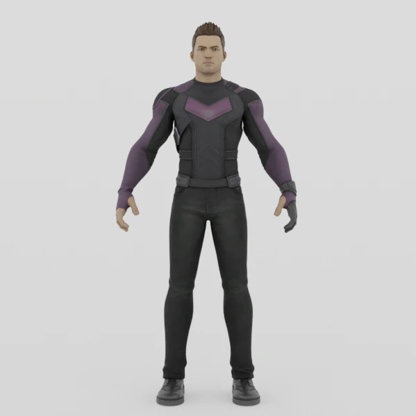 Clint Barton - Fortnite 3D Model .c4d .max .obj .3ds .fbx .stl .blend 