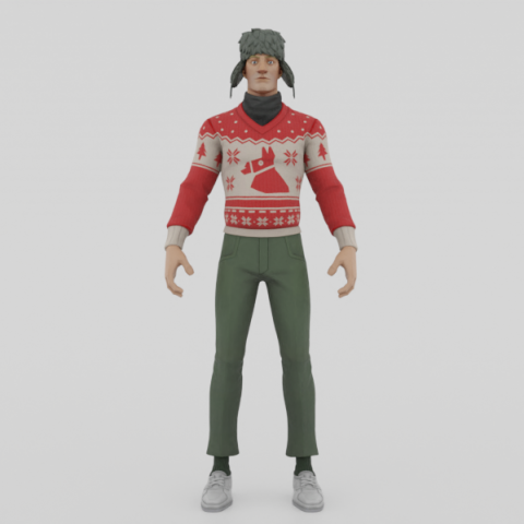 Cozy Jonesy - Fortnite Modèle 3D .c4d .max .obj .3ds .fbx .stl .blend 