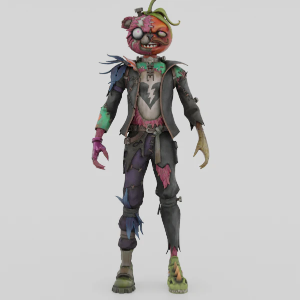 Curdle Scream Leader - Fortinite 3D Model .c4d .max .obj .3ds .fbx .stl .blend 