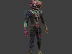 Curdle Scream Leader - Fortinite Model 3D